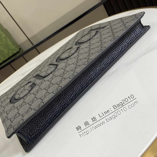Gucci專櫃古馳2024早春系列最新款手拿包男士手包 jh2458型號：768374，
